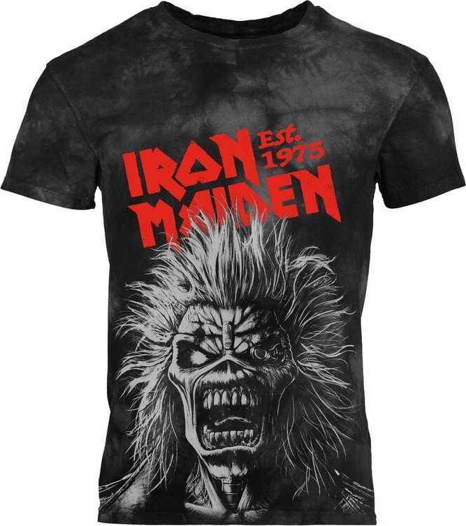 Iron Maiden Jumbo Scream Head Tričko cerná/šedá - RockTime.cz Iron Maiden Jumbo Scream Head Tričko cerná/šedá - RockTime.cz