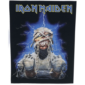 Iron Maiden Powerslave Eddie nášivka na záda vícebarevný
