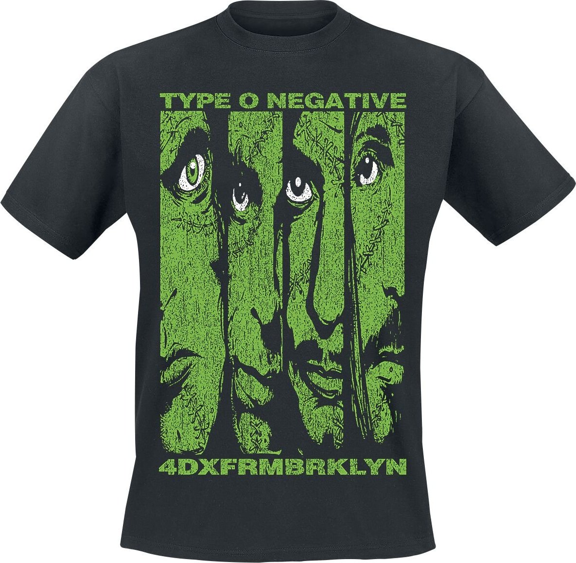 Type O Negative Faces Tričko černá - RockTime.cz Type O Negative Faces Tričko černá - RockTime.cz
