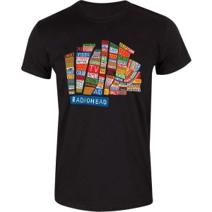 Radiohead Pacific Coast Tričko černá