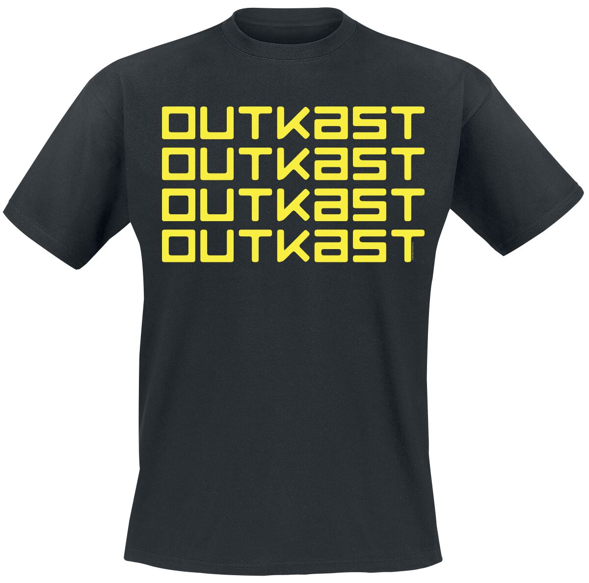 OutKast Logo Repeat Tričko černá - RockTime.cz