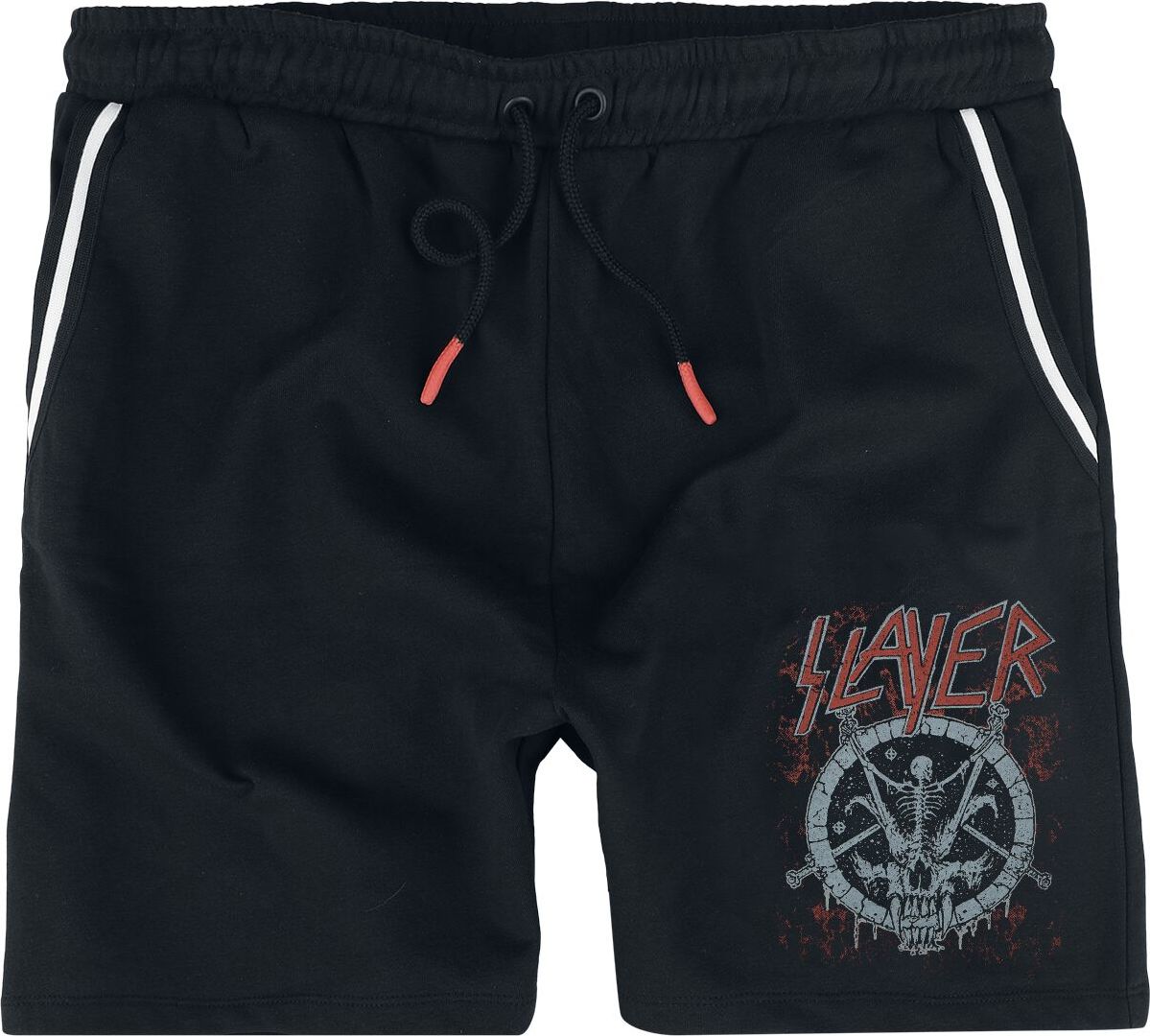 Slayer Circle Teplákové šortky černá - RockTime.cz