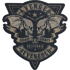 Avenged Sevenfold Orange County Cut-Out nášivka cerná/béžová