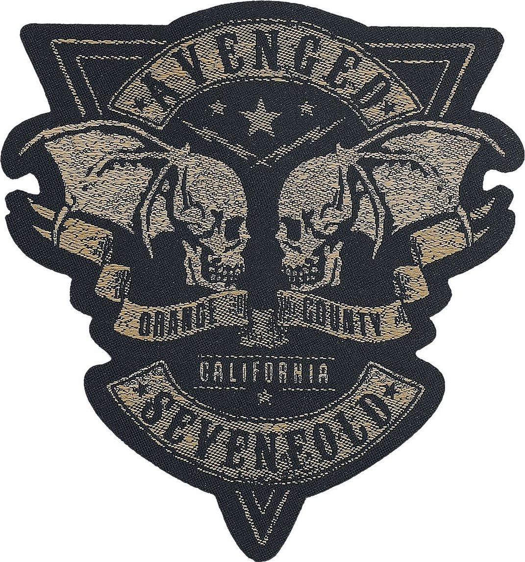 Avenged Sevenfold Orange County Cut-Out nášivka cerná/béžová - RockTime.cz Avenged Sevenfold Orange County Cut-Out nášivka cerná/béžová - RockTime.cz