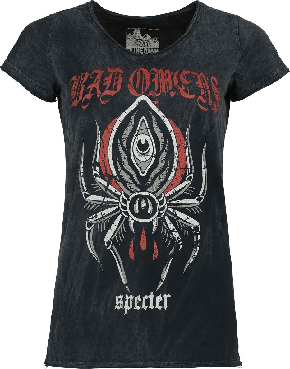 Bad Omens Spider Dámské tričko černá - RockTime.cz