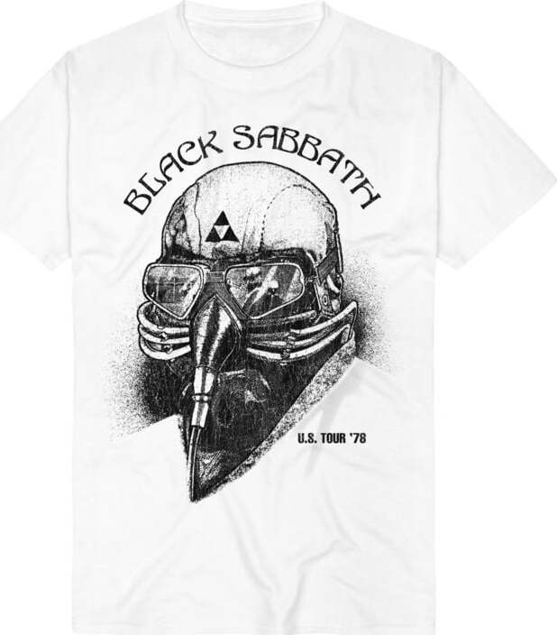 Black Sabbath US Tour 78 Tričko bílá - RockTime.cz