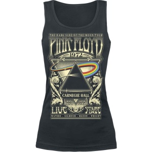 Pink Floyd The Dark Side Of The Moon - Live On Stage 1972 Dámský top černá