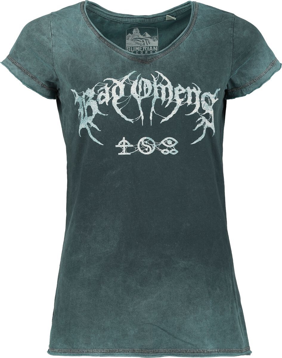 Bad Omens Metal Logo Dámské tričko petrolejová - RockTime.cz