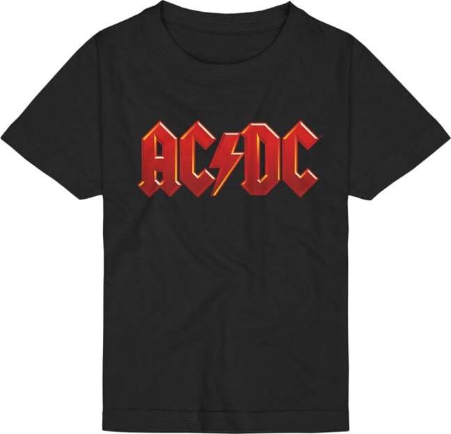 AC/DC Logo detské tricko černá - RockTime.cz AC/DC Logo detské tricko černá - RockTime.cz