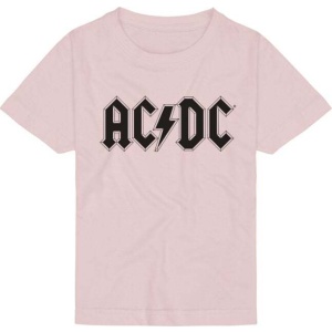 AC/DC Logo detské tricko světle růžová