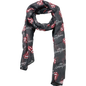 The Rolling Stones Logo Šátek/šála černá