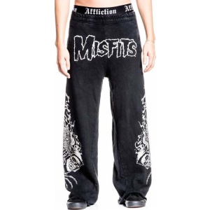 Affliction Misfits Wings Kalhoty černá