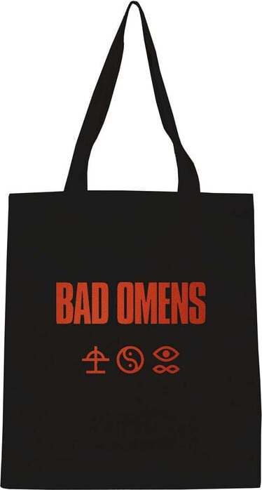Bad Omens Omens 3 Plátená taška černá - RockTime.cz Bad Omens Omens 3 Plátená taška černá - RockTime.cz