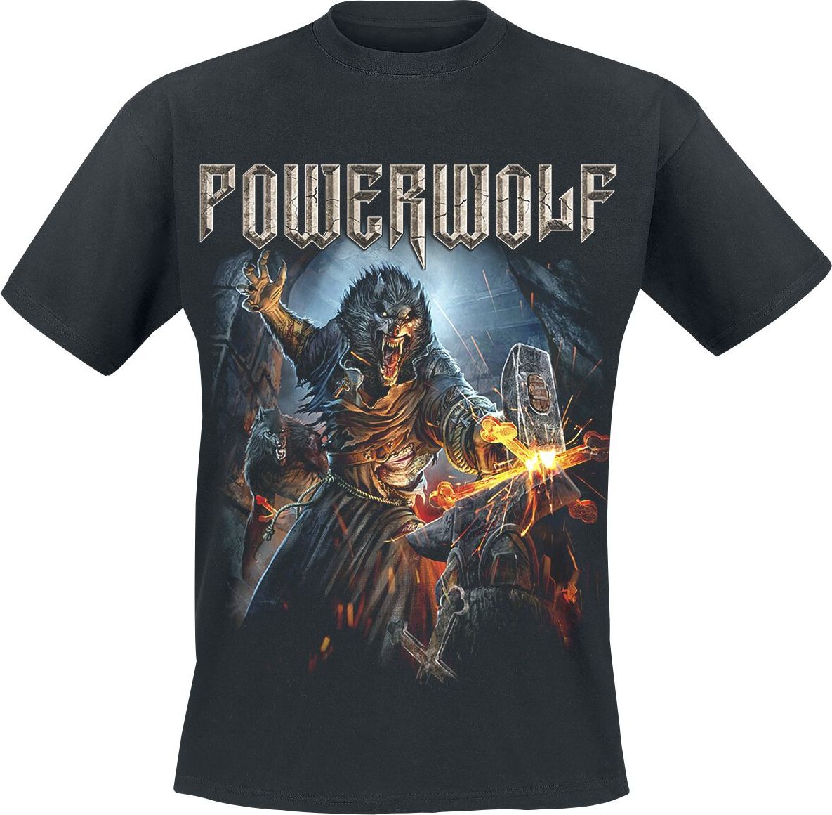 Powerwolf Incense And Iron Tričko černá - RockTime.cz