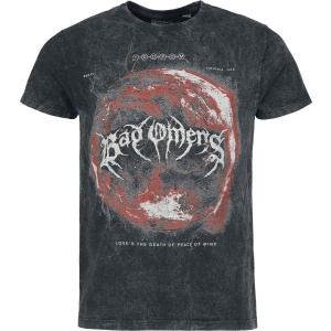 Bad Omens Dark Planet Tričko charcoal