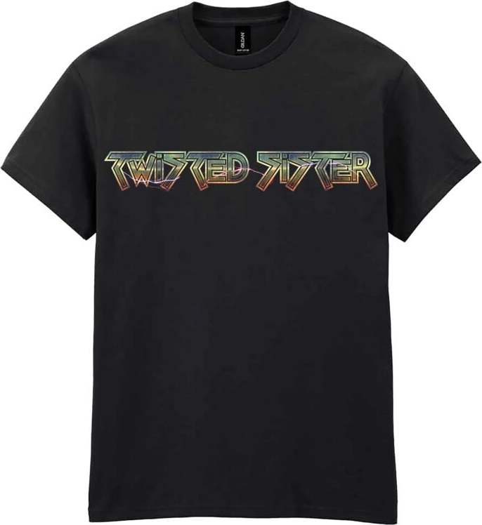 Twisted Sister Metallic Logo Tričko černá - RockTime.cz