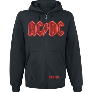 AC/DC PWR UP Mikina s kapucí na zip černá