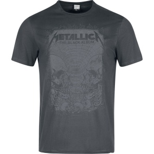 Metallica Amplified Collection - The Black Album Tričko charcoal