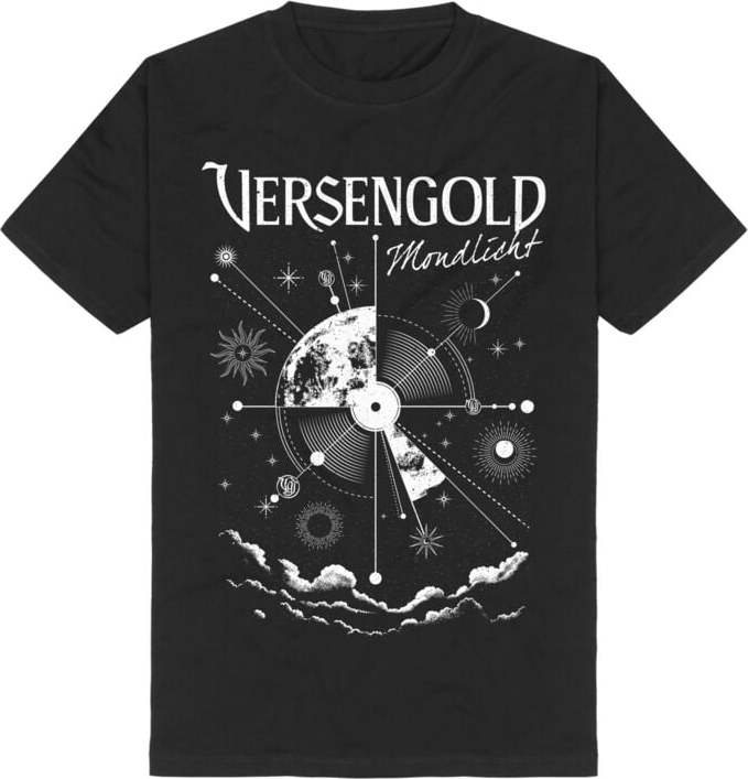 Versengold Mondlicht Tričko černá - RockTime.cz Versengold Mondlicht Tričko černá - RockTime.cz