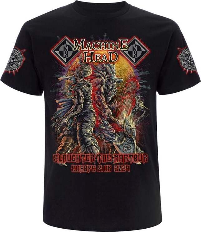 Machine Head Martour 2024 Tričko černá - RockTime.cz Machine Head Martour 2024 Tričko černá - RockTime.cz