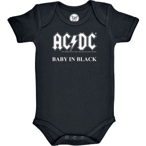 AC/DC Metal-Kids - Baby In Black body černá