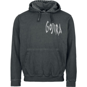 Gojira Whale Sun Moon Mikina s kapucí tmavě šedá