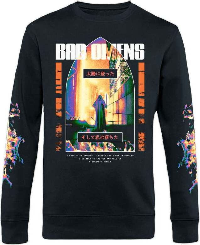 Bad Omens I Climbed To The Sun And Fell In Tričko s dlouhým rukávem černá - RockTime.cz