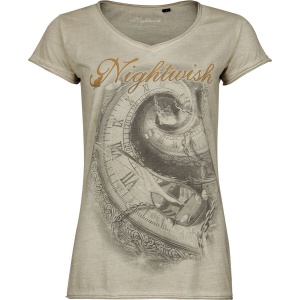 Nightwish Writing Dámské tričko béžová