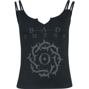 Bad Omens Crown Dámský top černá - RockTime.cz