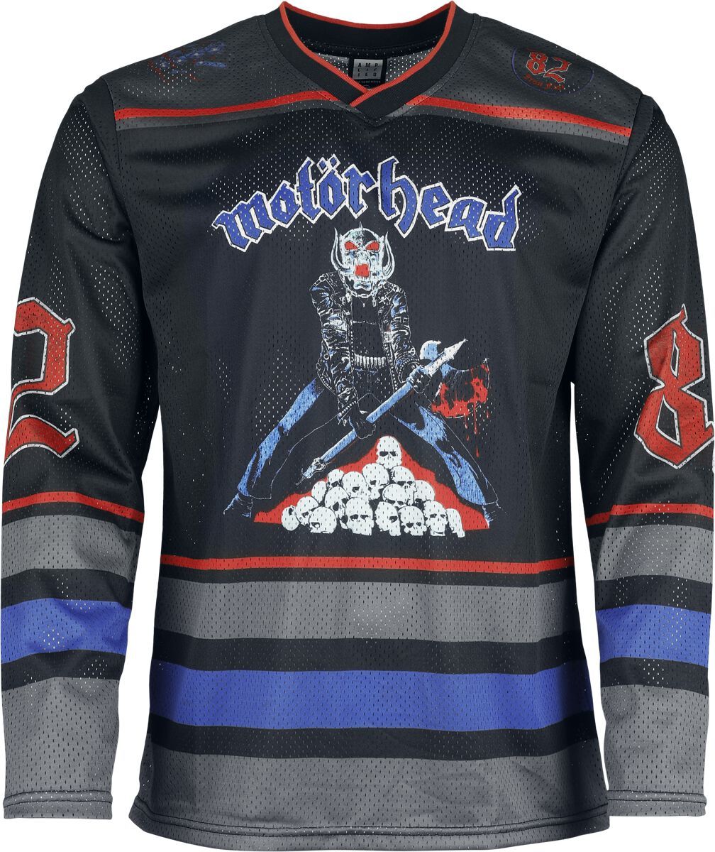 Motörhead Amplified Collection - Hockey Jersey Tričko s dlouhým rukávem vícebarevný - RockTime.cz Motörhead Amplified Collection - Hockey Jersey Tričko s dlouhým rukávem vícebarevný - RockTime.cz