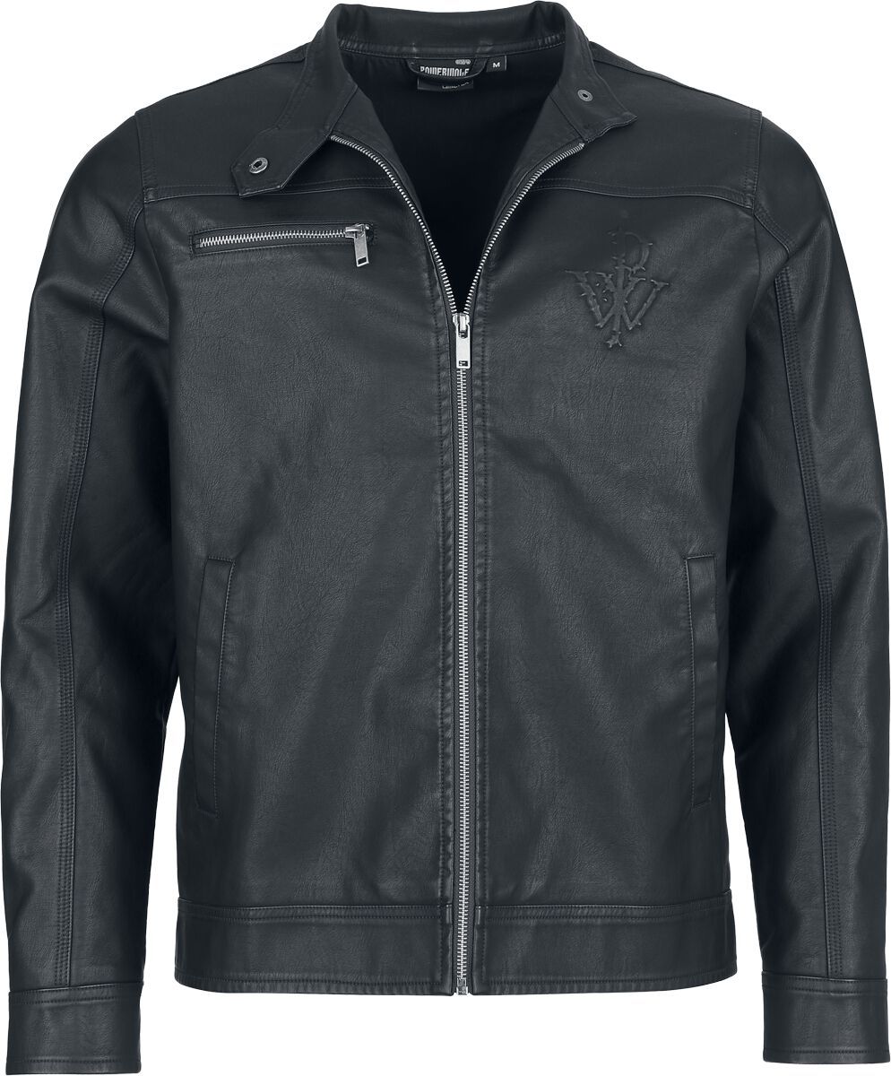 Powerwolf EMP Signature Collection Bunda imitace kůže černá - RockTime.cz
