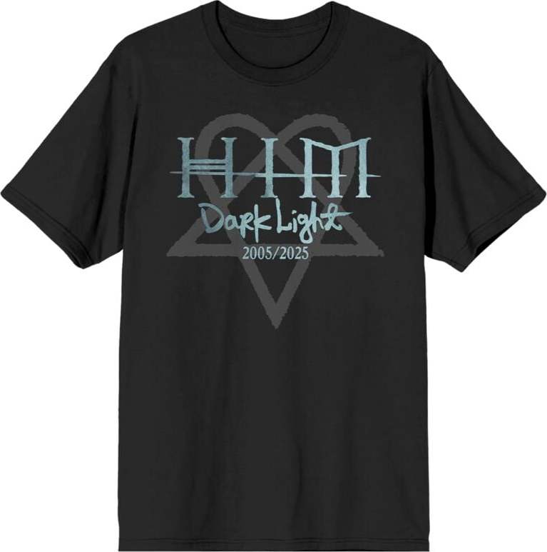 HIM Dark Light Tracklist Tričko černá - RockTime.cz HIM Dark Light Tracklist Tričko černá - RockTime.cz