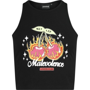 Malevolence Lovers Club Dámský top černá