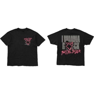 Twisted Sister I Wanna Rock Tričko černá - RockTime.cz