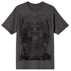 Lamb Of God Skull Altar Tričko charcoal - RockTime.cz