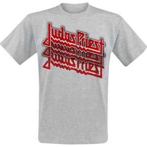 Judas Priest Logo Fading Repeat Tričko prošedivelá