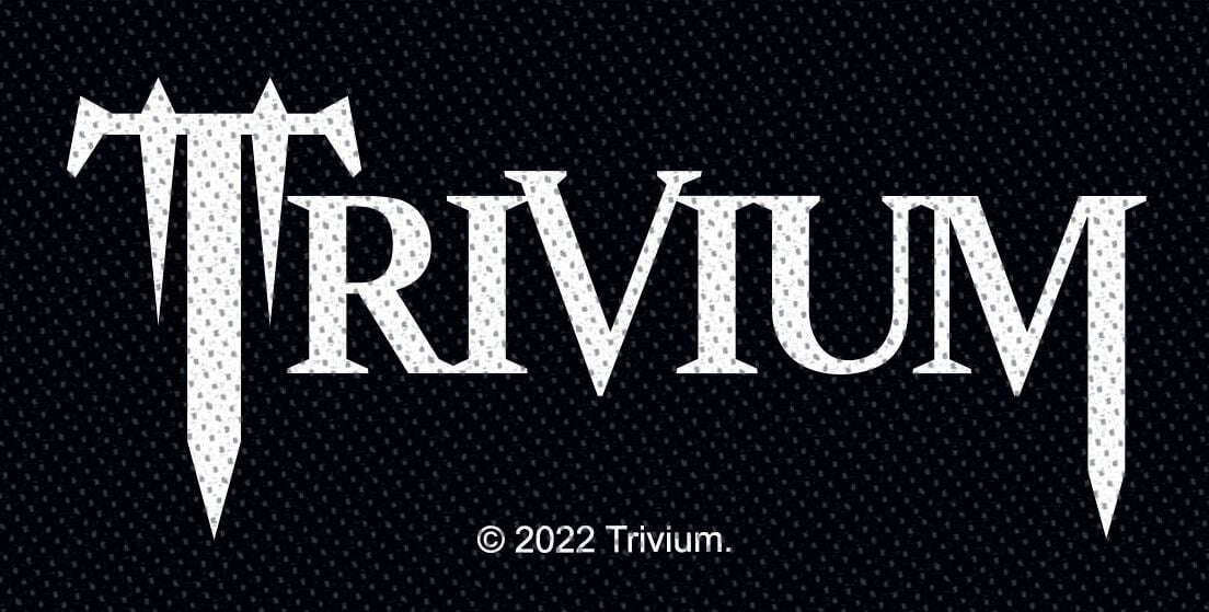 Trivium Logo nášivka cerná/šedá/bílá - RockTime.cz Trivium Logo nášivka cerná/šedá/bílá - RockTime.cz