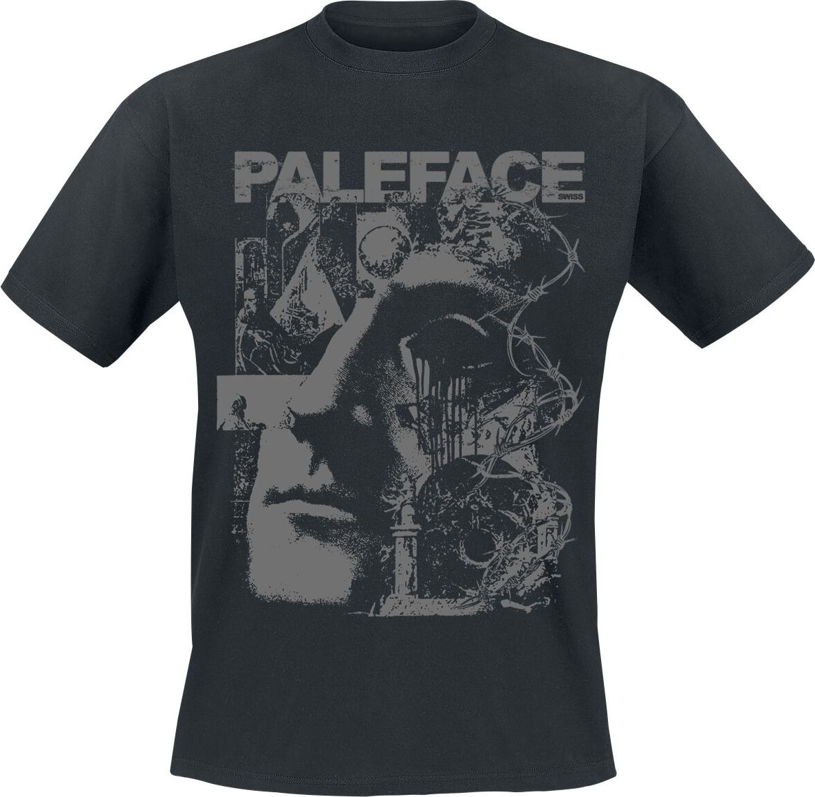 Paleface Swiss Face Tourshirt Tričko černá - RockTime.cz