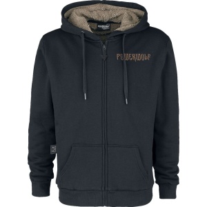 Powerwolf EMP Signature Collection Mikina s kapucí na zip černá