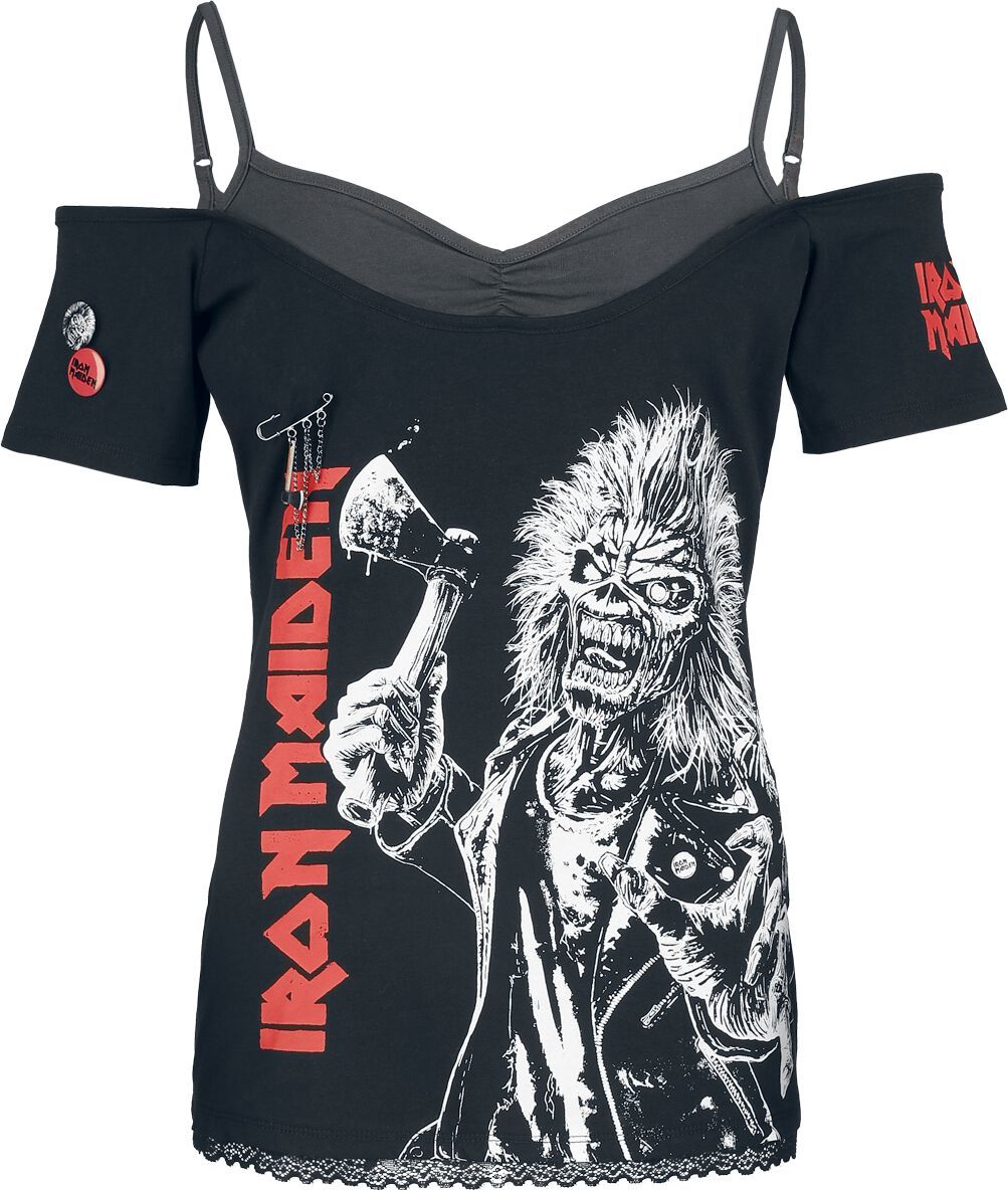 Iron Maiden EMP Signature Collection Dámské tričko cerná/šedá - RockTime.cz Iron Maiden EMP Signature Collection Dámské tričko cerná/šedá - RockTime.cz