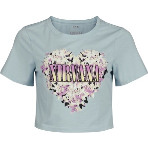 Nirvana Flower Heart Dámské tričko modrá