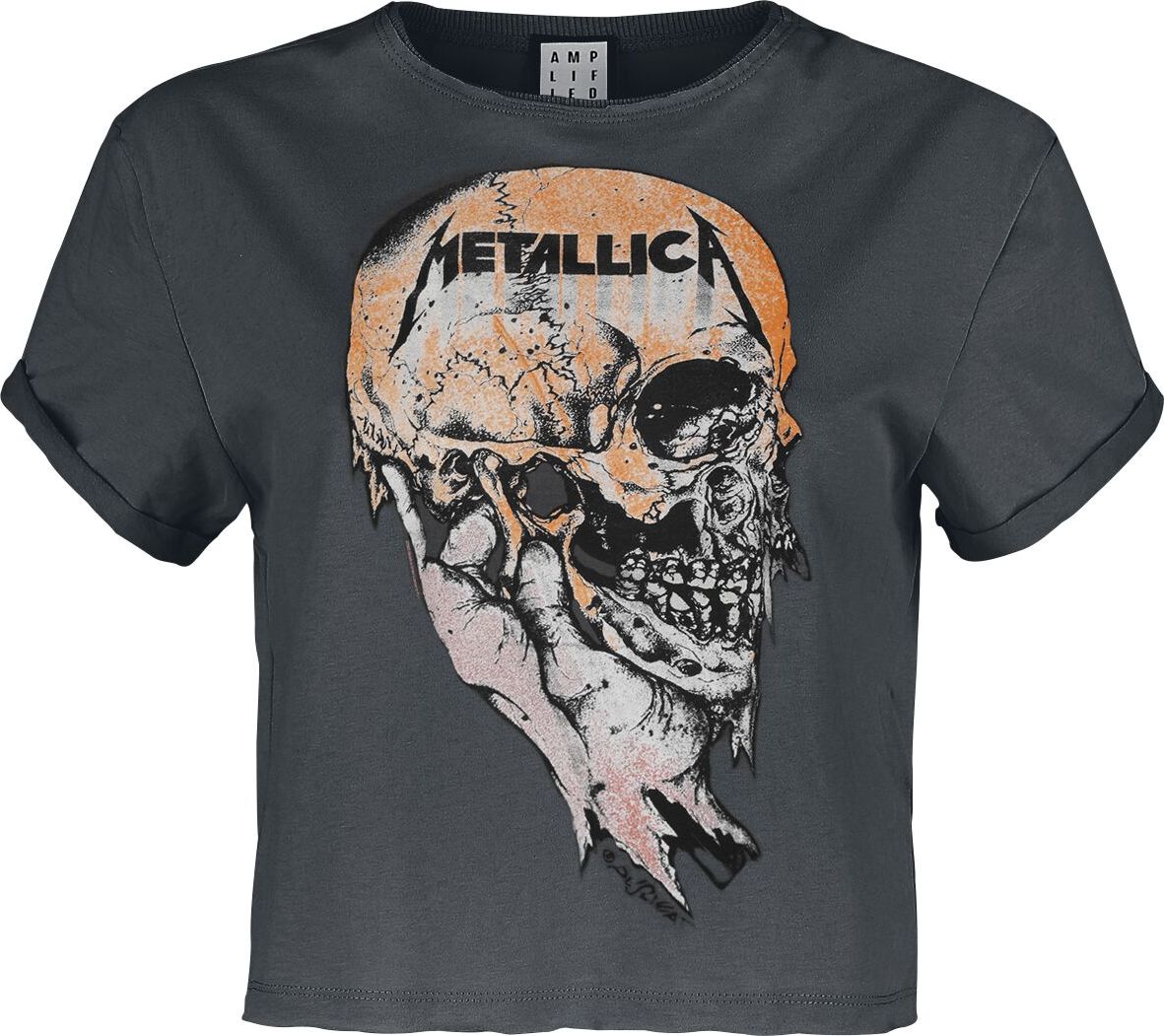 Metallica Amplified Collection - Sad But True Dámské tričko charcoal - RockTime.cz