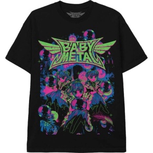 Babymetal Neon Logo Tričko černá