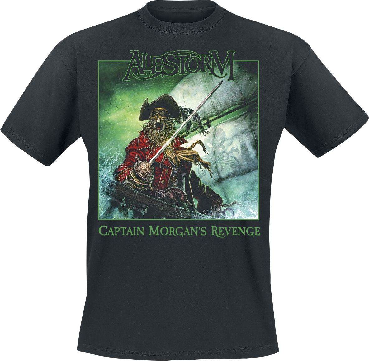 Alestorm Captain Morgan's revenge Tričko černá - RockTime.cz