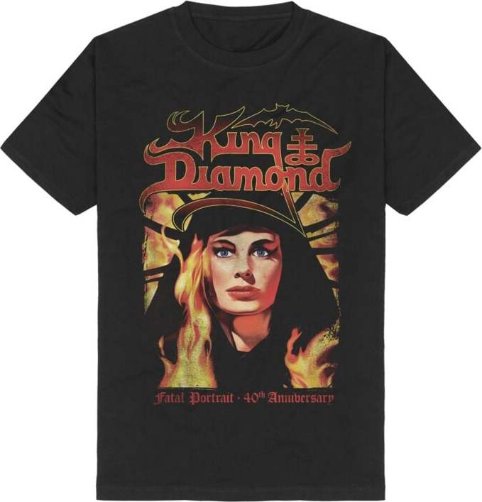 King Diamond Fatal Portrait 40th Anniversary Tracklist Tričko černá - RockTime.cz