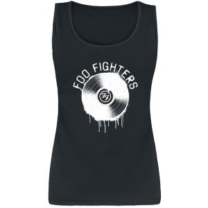 Foo Fighters Record Dámský top černá