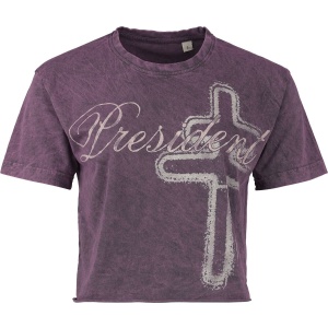 President Crown Crop Dámské tričko purpurová - RockTime.cz