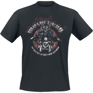 Motörhead Motorcycle Tričko černá