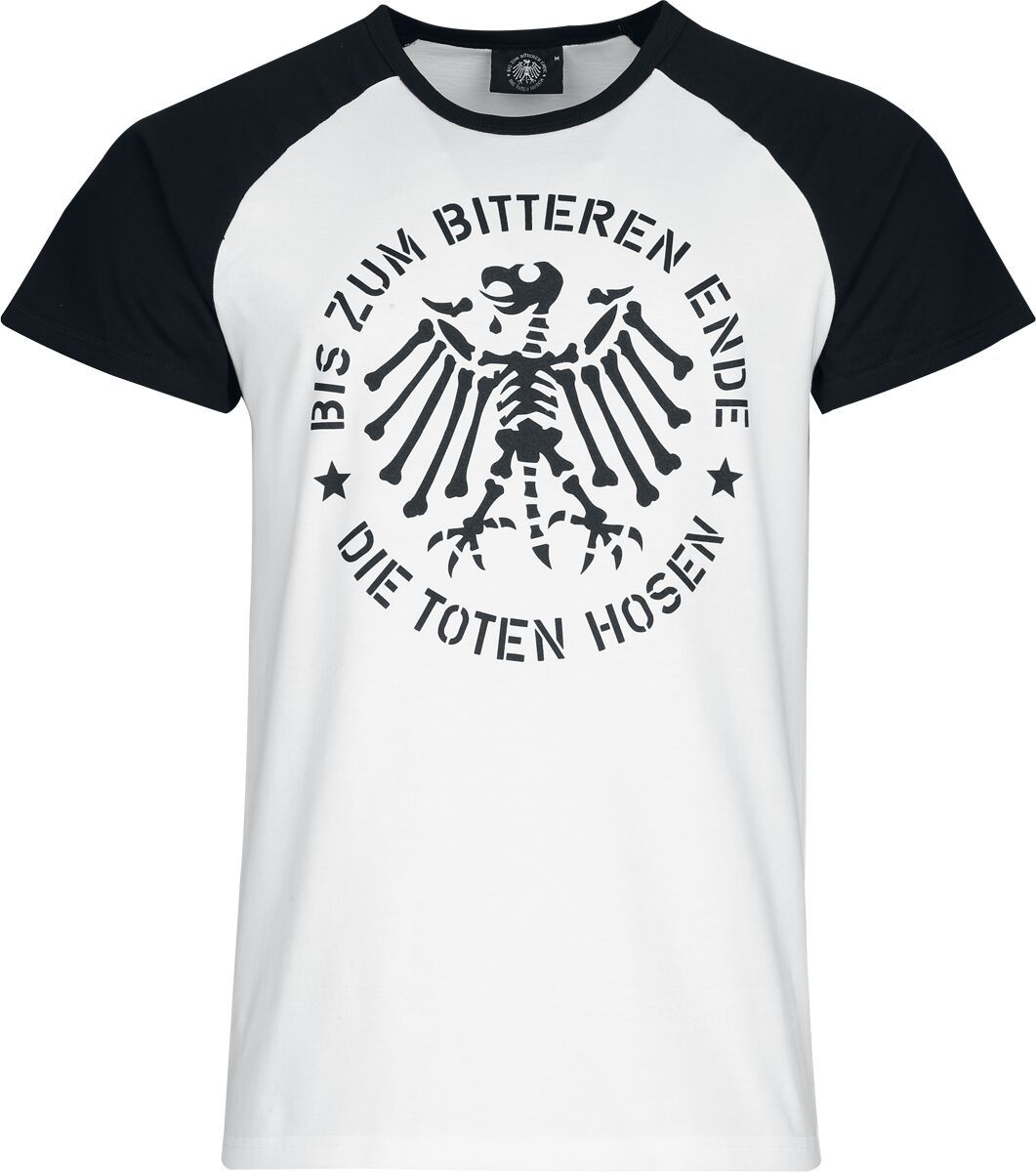 Die Toten Hosen BzbE baseball košile bílá/cerná - RockTime.cz