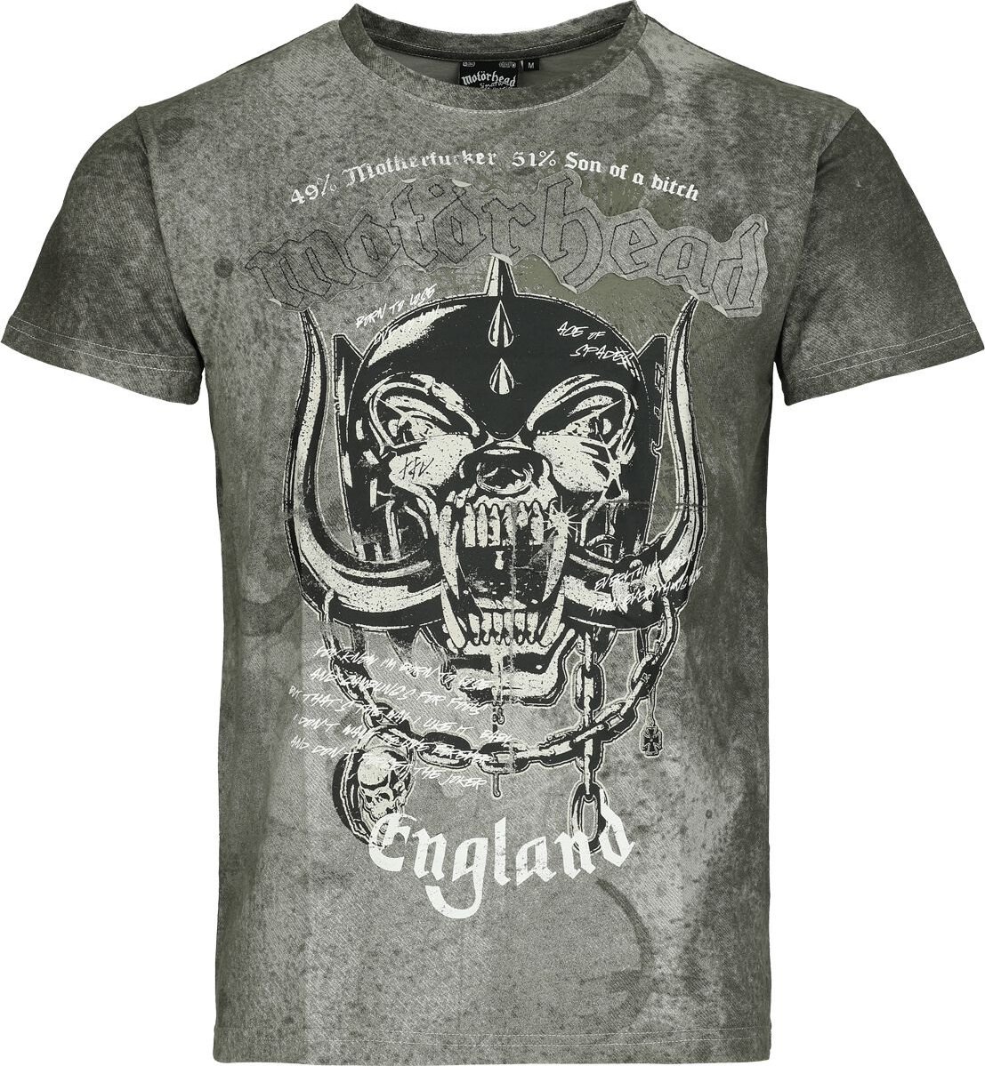 Motörhead EMP Signature Collection Tričko šedá - RockTime.cz